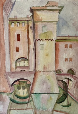 Roger Fry (1866-1934)Castello Estense, Ferrara, Italy, 1913
