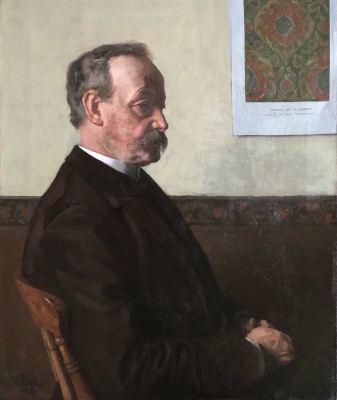 William Paddock (1871-1925)Portrait of Thomas Hardy, 1896
