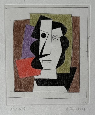 Bryan Ingham (1936-1997)Mediterranean Head, 1994