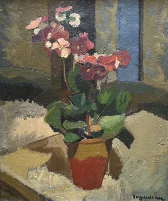 Paul Ragueneau (1913-1986)Nature morte au pot de fleurs, c. 1940s