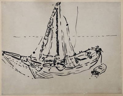 André Derain (1880-1954) Thames Boat, 1906