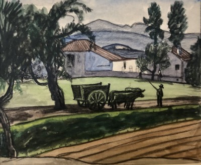 Ethelbert White (1891-1972)Landscape, Granada, c. 1930