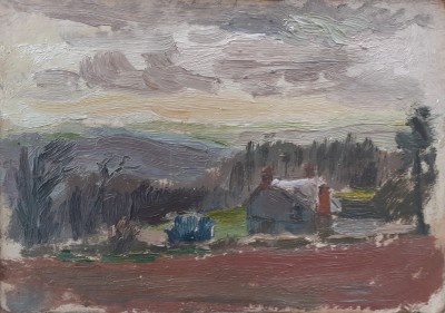 Patrick George (1923-2016)Winter Landscape, c. 1948