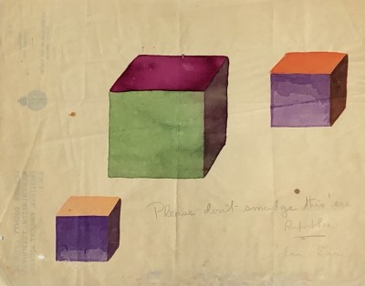 Rupert Lee (1887-1959)Colour cubes, 1920