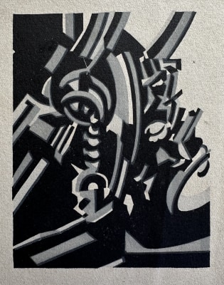 Edward Wadsworth (1889-1949)Invention / Mudros, 1917