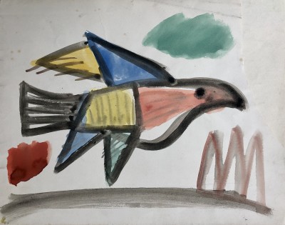 Carlos Carnero (1922-1980)Oiseau, c. 1950