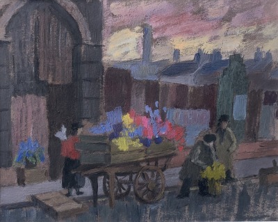 Ruth Burden (1925-2011)Flower Sellers, c. 1950
