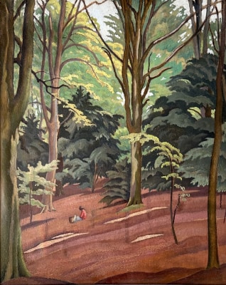 Ethelbert White (1891-1972)A Woodland Glade, c. 1930