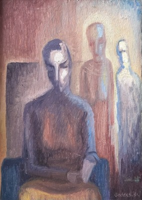 Margaret Geddes, Strange Meeting, 1951