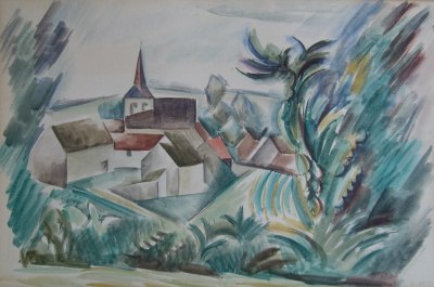 André Lhote (1885-1972)Le village, c. 1920