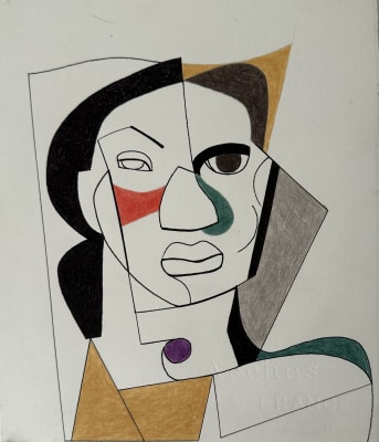 Bryan Ingham (1936-1997)Head Study