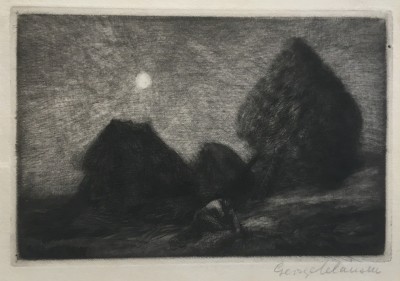 Sir George Clausen (1852-1944)Ricks by Moonlight, 1894