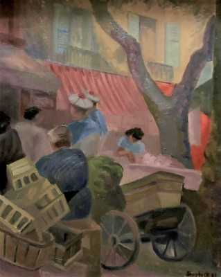 Marjorie Sherlock (1897-1973)Toulon Market