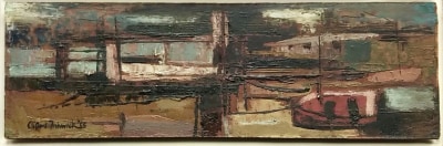 Clifford Fishwick (1923-1997)Foreshore, 1955
