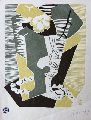 Léopold Survage (1879-1968)Still Life (For 'Le Château de l'étang rouge'), 1926