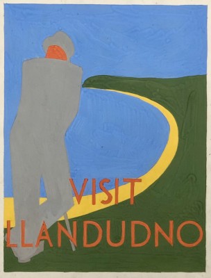 Rowland Hill (1919-2015)Visit Llandudno (design for poster), 1939