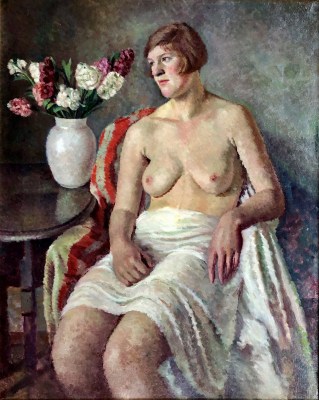 Dorothy Hepworth (1898-1978)Seated Nude, 1935