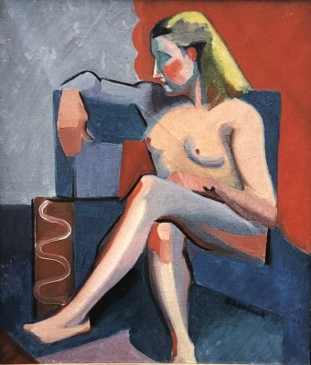 Marjorie Sherlock (1897-1973)Seated Nude, 1938