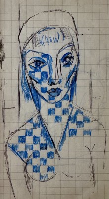 Edward Wolfe, Blue Harlequin, 1934