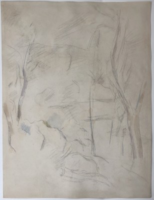 Paul Cézanne (1839-1906)Rochers et arbres, 1890-95