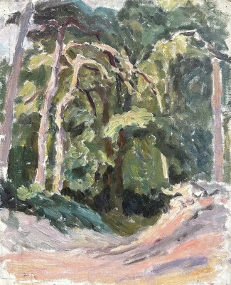 Roger Fry (1866-1934)Woodland, c. 1930