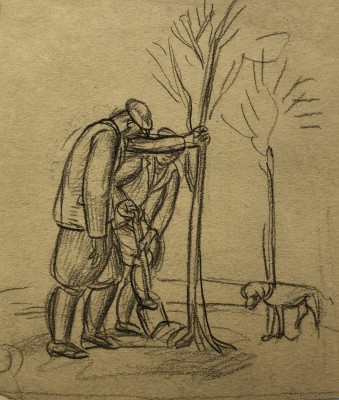 Stanley Lewis (1905-2009)Tree Planting, c. 1930s