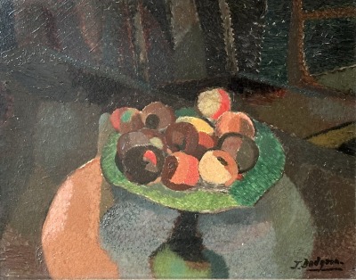 John Dodgson (1890-1969)Still Life with Bowl of Fruit, 1948