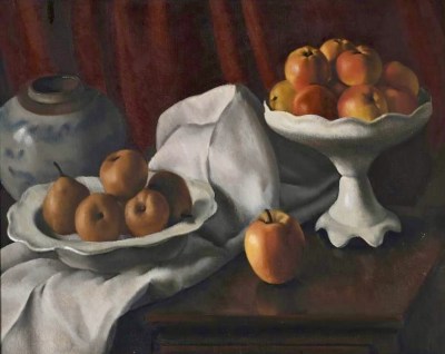 Dorothy Hepworth (1898-1978)Still Life with Apples and Pears, 1927