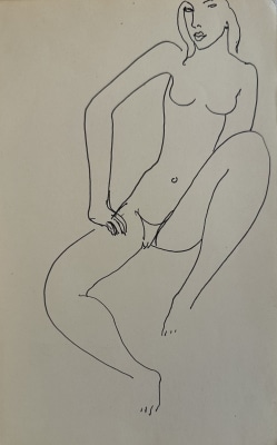 Edward Wolfe, Female Nude, c. 1930s