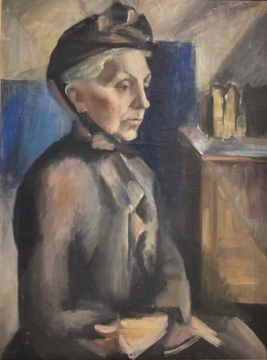 Mainie Jellett (1897-1944)Portrait of Brady, c. 1921