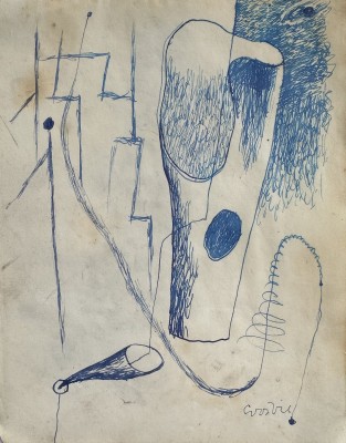 William Crosbie (1915-1999)Surrealist Composition, 1938