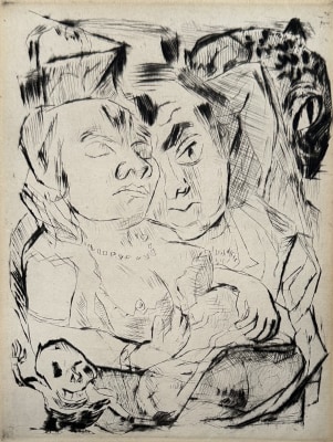 Max Beckmann (1884-1950)Kapitel no. 5 (for 'Die Fūrstin'), 1917
