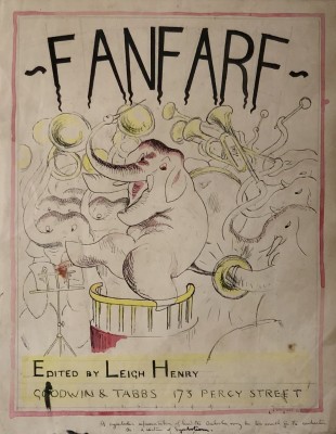 Rupert Lee (1887-1959)Fanfare (Original Cover Design), 1920