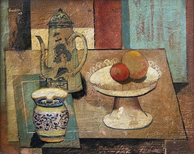 William Crosbie (1915-1999)Still Life with Chinese Coffee Pot, 1943