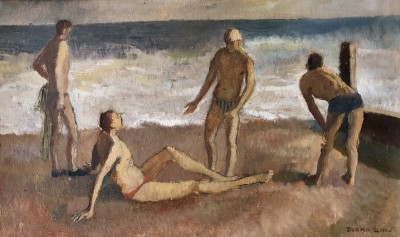 Diana Low (1911-1975)Bathers at Rye, 1948