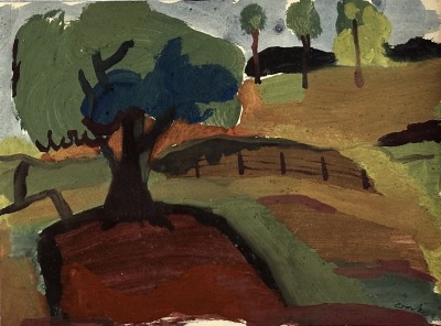 William Crosbie (1915-1999)Scottish Landscape, c. 1950s