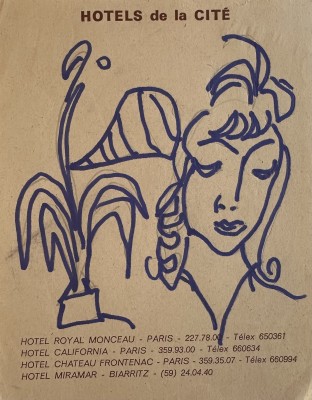 Edward Wolfe, Biarritz Figure and Still Life, c. 1950s