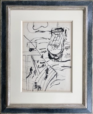 Fernand Léger (1881-1955)La peniche, etude pour 'mes voyages', c. 1940s