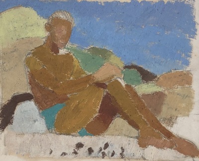Jean-Marie Martin, Male Bather, Concarneau, c. 1950