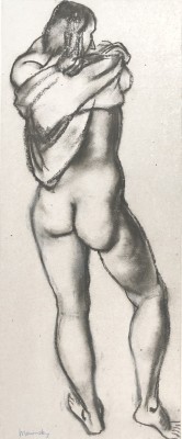 Bernard Meninsky (1891-1950)Standing Female Nude, 1928