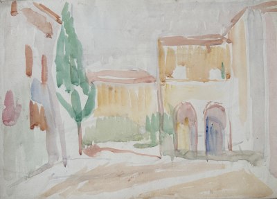 Roger Fry (1866-1934)Italian Courtyard, 1913