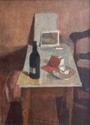 Philip Matthews (1916-1984)Still Life in Beaufort Street, Chelsea, 1953