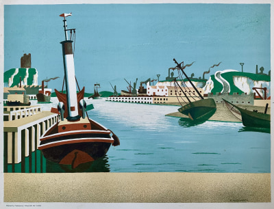 Edward Wadsworth (1889-1949)Imaginary Harbour, 1938