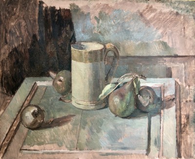 Percy Horton (1897-1970)Still Life with Apples and Beer Mug, c. 1930s