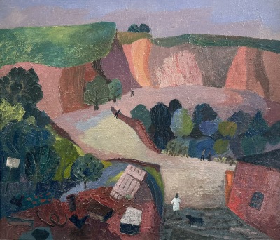 Ruth Burden (1925-2011)Road Through The Village, c. 1955