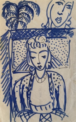 Edward Wolfe, Portrait Studies (South of France), c. 1950s