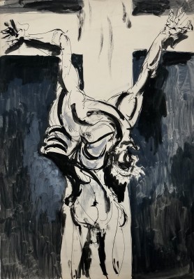 Glyn Morgan (1926-2015)Crucifixion, 1950