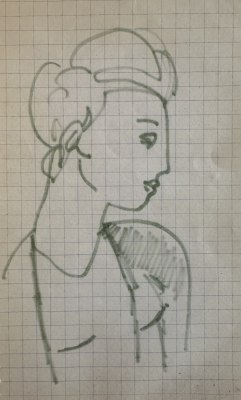 Edward Wolfe, Woman in Profile, 1934