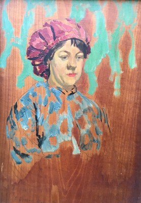 Frank Dobson (1888-1963)Catherine - A Newlyn Girl, 1914