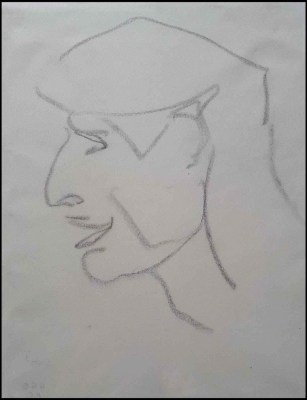 Henri Gaudier-Brzeska (1891-1915)Head in Profile (Horace Brodzky), c. 1912-13